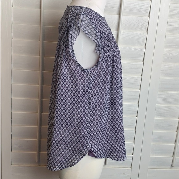 Loft by Ann Taylor size M loose short sleeve top - Picture 4 of 7